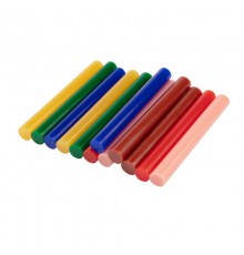 Клеевые стержни d=11,3 мм, L=100 мм, цветные (упак. 12 шт.) (блистер)  09-1230  REXANT