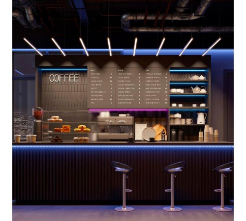 Профиль SL-LINE-2522-2500 BLACK (Arlight, Алюминий)  033737  Arlight