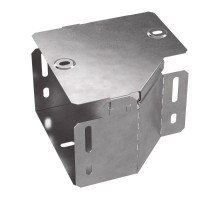 Переходник левый с крышкой Стандарт 150х100х100  PR16.0488  Промрукав