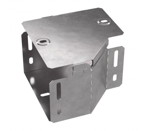 Переходник левый с крышкой Стандарт 150х100х100  PR16.0488  Промрукав