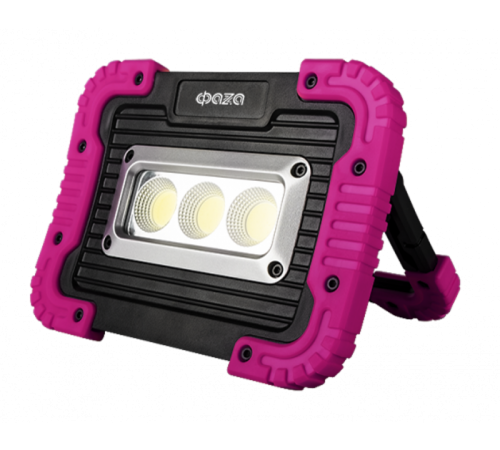 Фонарь рабочий WL1-L6W-mg (черно-рубин.) ПРОМО  5022584  ФАZА