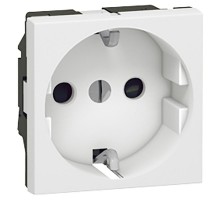 Розетка Mosaic 2M 2P+Т нем.ст. со шторкой  077213  Legrand