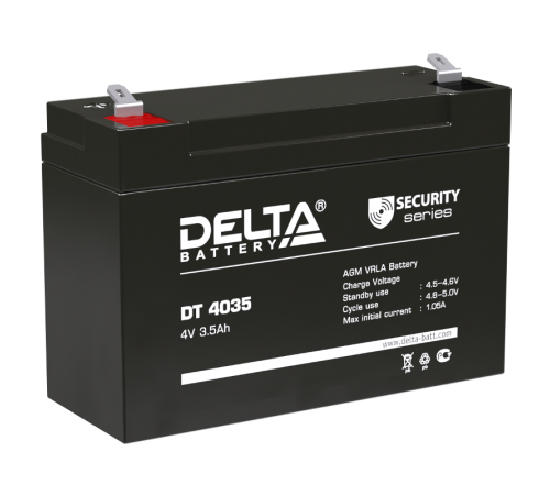 Аккумуляторная батарея ОПС серии DT 4035 4В/3,5Ач  DT 4035  DELTA