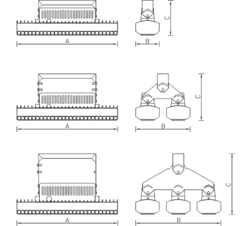 Светильник светодиодный промышленный RUT 3 60 5000K  1499000750  Световые Технологии