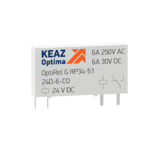 Реле промежуточное OptiRel G RP34-51-24D-6-NO-G 281147  КЭАЗ