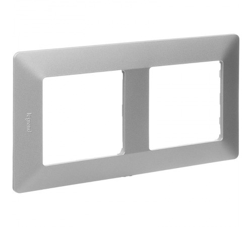 Valena LIFE Алюминий Рамка 2-ая  754132  Legrand