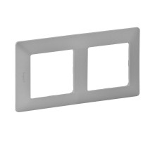Valena LIFE Алюминий Рамка 2-ая  754132  Legrand