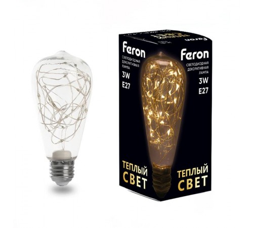 LB-380 (3W) 230V E27 2700K для белт лайта ST64 41674 Feron