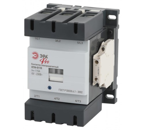 Контактор КТИ-5115 PRO KKT50-115-230-10-E 115А 230В/АС3  Б0054920  ЭРА