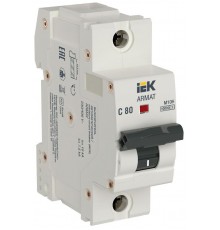 Автоматический выключатель однополюсный M10H 1P C 80A ARMAT  AR-M10H-1-C080  IEK