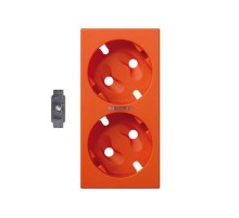Simon CIMA 500 Накладка на 50002432-039, 50002473-039 с LED индикатором, 50х100мм, 500CIMA, оранжевый  50011041-072  Simon