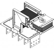 Секц. флан. прав. Тип1 800А Al 3L+N+1/2PE IP55 тран. IEK  LB-0800A5-35-F-FR1  IEK