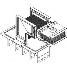 Секц. флан. прав. Тип1 630А Al 3L+N+PER НК IP55 тран. IEK  LB-0630A4-25-F-FR1  IEK