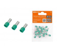 Наконечник-гильза Е16-12 16мм2 с изолированным фланцем (20шт)  SQ0568-0035  TDM