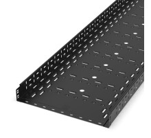 Лоток перфорированный Стандарт 500х80х3000 (1,0 мм) RAL 9005 (6 м/уп)  PR16.10289  Промрукав