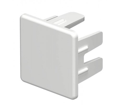 Торцевая заглушка кабельного канала WDK 25x25 мм (ПВХ,белый) (WDK HE25025RW)  6193145  OBO Bettermann