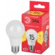 Лампа светодиодная ЭКО LED A60-15W-827-E27 R (диод, груша, 15Вт, тепл, E27)  Б0046355  ЭРА