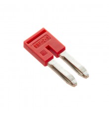 Перемычка вставная, для клемм на 2.5 кв.мм, 2-х полюсная  SBF-2-5  DKC