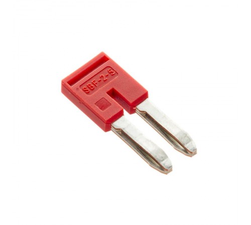 Перемычка вставная, для клемм на 2.5 кв.мм, 2-х полюсная  SBF-2-5  DKC