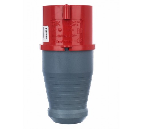 Вилка 014 3Р+РЕ 16А 380В IP44  PSR02-016-4  IEK