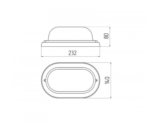 Светильник пылевлагозащищенный под лампу для ЖКХ НБО 04-60-011 КАНТРИ (дерево), пл-н стекло, 60Вт, Е27, 220В, IP54  Б0048031  ЭРА