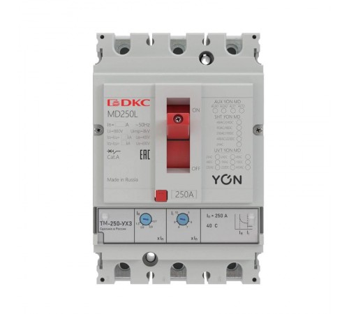 Выключатель автоматический в литом корпусе YON MD250N-TM050  MD250N-TM050  DKC