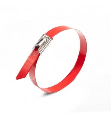 Стяжки стал. с покрытием СКС-П (316) 4,6*100 (красн)  83059  Fortisflex