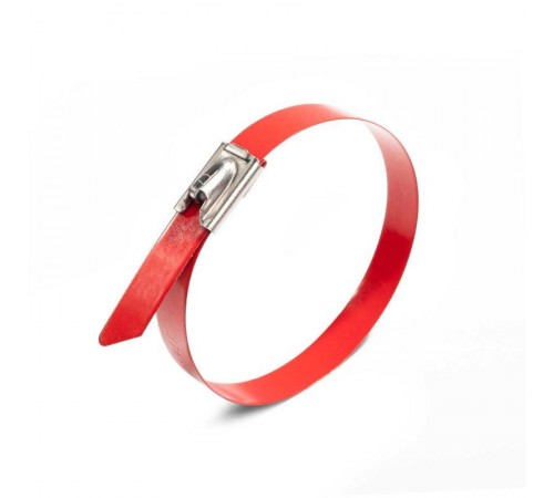 Стяжки стал. с покрытием СКС-П (316) 4,6*500 (красн)  83067  Fortisflex