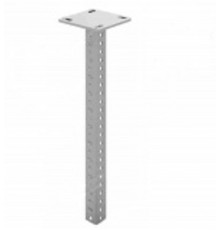 Стойка потолочная сварная для средних нагрузок 2520 мм, толщ. 3,0 мм, гальван. цинк  СПССН-2520-3,0-ЭЦ  Ostec