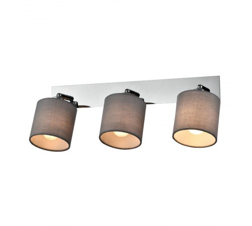 Светильник настенно-потолочный спот Perlita 7058-703 3 x E14 40Вт поворотный с выключателем  Б0055010  Rivoli