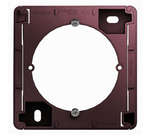 Glossa Баклажановый Коробка для наружного монтажа  GSL001100  SE