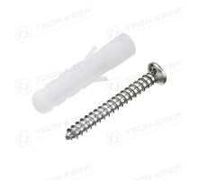 Полкодержатель пеликан макси мат. хром (1 шт)  - пакет   129945  Tech-KREP