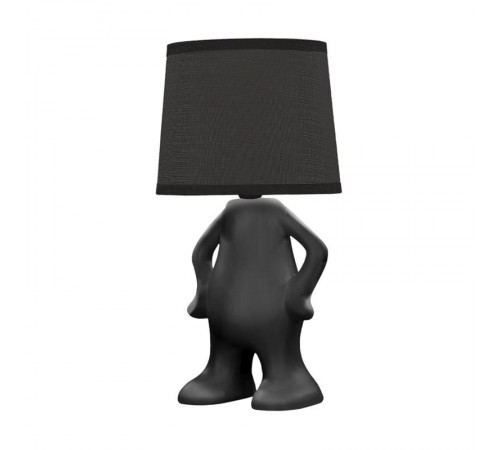 Светильник декоративный Человечек, черный с черным абажуром, Е27  603-1038  REXANT