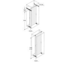 Профиль опорный для монт.платы D900,2шт1STQ002338B0000  ABB