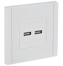 FORTE&PIANO Розетка USB A+A 3,1А FP249 белый  FP-U21-D31-K01  IEK