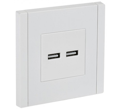 FORTE&PIANO Розетка USB A+A 3,1А FP249 белый  FP-U21-D31-K01  IEK
