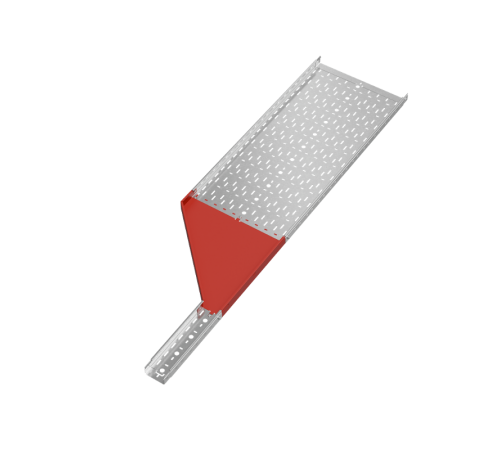 Переходник левый 50х100-500 мм "ПЛЮС" HD  PDplus50-100-500-L HD   КМ-профиль