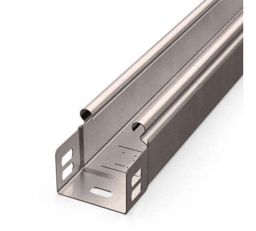 Лоток неперфорированный Стандарт INOX (AISI 409) 50х50х3000 (0,7 мм) (36 м/уп)  PR16.2409  Промрукав