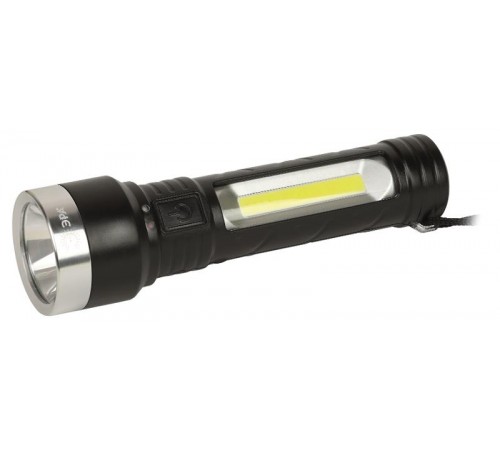 Фонарь светодиодный UA-501 универсальный, аккумуляторный, COB+LED, 5 Вт, резина  Б0052743  ЭРА