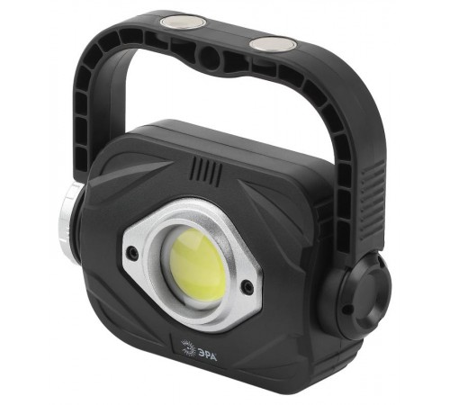 Фонарь светодиодный PB-701 прожекторный 5Вт на батарейках 3хАА с ручкой на магните  Б0052316  ЭРА