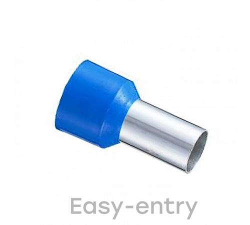 Наконечник штыревой втулочный изолированный НШвИ 16,0-12 (50шт.) EKF PROxima  nhvi-16,0-12  EKF