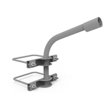 Кронштейн для уличных светильников на опору с 2 хомутами 625х460х680 D48мм  903265302  Gauss
