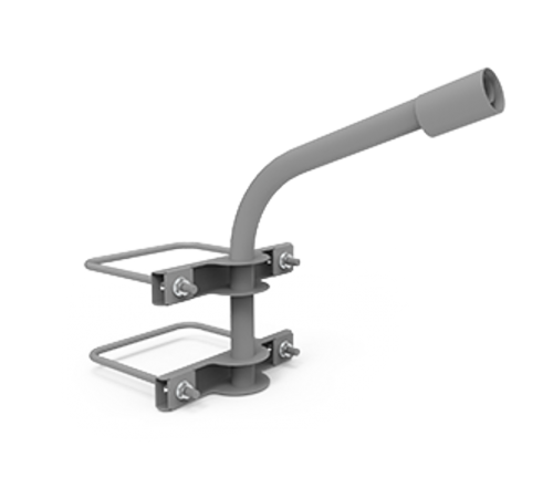 Кронштейн для уличных светильников на опору с 2 хомутами 625х460х680 D48мм  903265302  Gauss