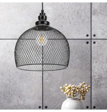 Светильник подвесной PL7 BK металл, E27, max 60W, d280 мм, черный  Б0037454  ЭРА