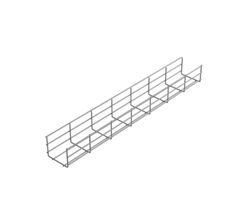 Лоток проволочный 100х85х3000х4,0мм нержавеющий  PL85*100*3000 INOX  КМ-профиль