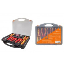 Набор диэлектрического инструмента №2,  пласт. чемодан, 11 предметов,  1000В, "ЭкспертЭлектрик"  SQ1017-0102  TDM