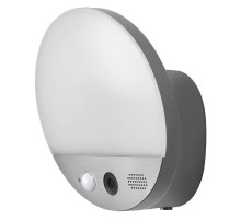 Светильник светодиодный фасадный  15 Вт 950Лм, 3000К SMART OUTD WIFI ROUND CAMERA DG    .SMART + для Android и iOS  4058075564480  LEDVANCE