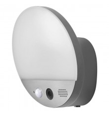 Светильник светодиодный фасадный  15 Вт 950Лм, 3000К SMART OUTD WIFI ROUND CAMERA DG    .SMART + для Android и iOS  4058075564480  LEDVANCE
