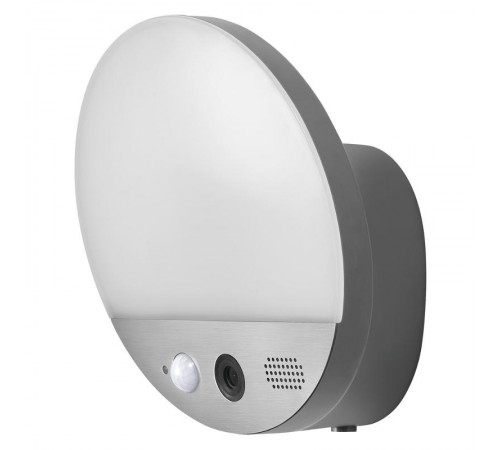 Светильник светодиодный фасадный  15 Вт 950Лм, 3000К SMART OUTD WIFI ROUND CAMERA DG    .SMART + для Android и iOS  4058075564480  LEDVANCE