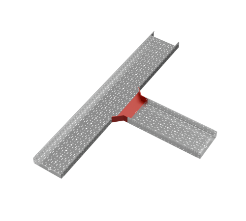 Т-ответвитель 100х400 мм "ПЛЮС" HD  TUplus100-400 HD   КМ-профиль